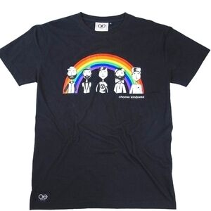 Pride Ready 🌈 Queer Eye Official Black Rainbow Tee NWT 🏳️‍🌈 Ready for Pride!